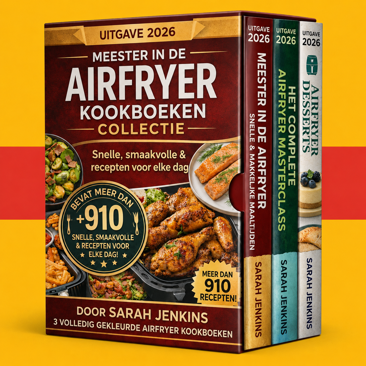 Air Fryer Kookboek voor Beginners + 2 BONUSBOEKEN