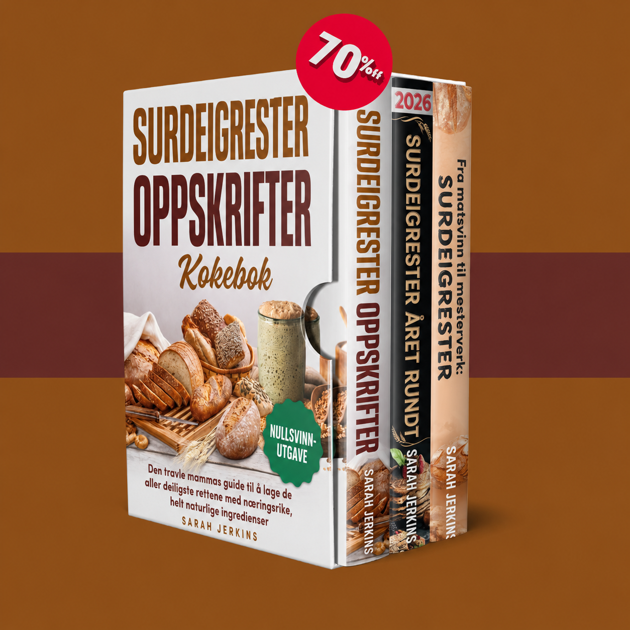 Kokebok for surdeigsrester + 2 BONUSER