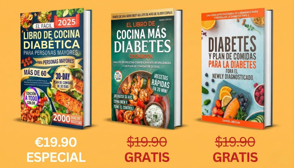 Paquete de 3 libros – Dieta para Diabéticos