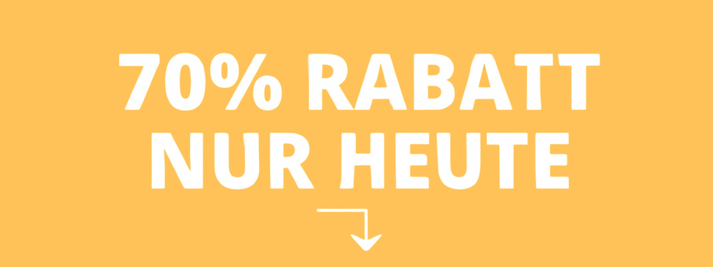 Banner 70% Rabatt