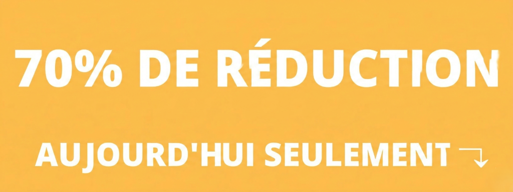 Banner 70% réduction