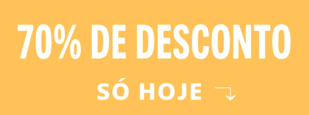 banner de 70% de desconto