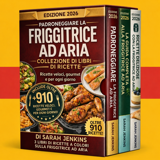 Libro di Ricette per Friggitrice ad Aria per Principianti + 2 BONUS