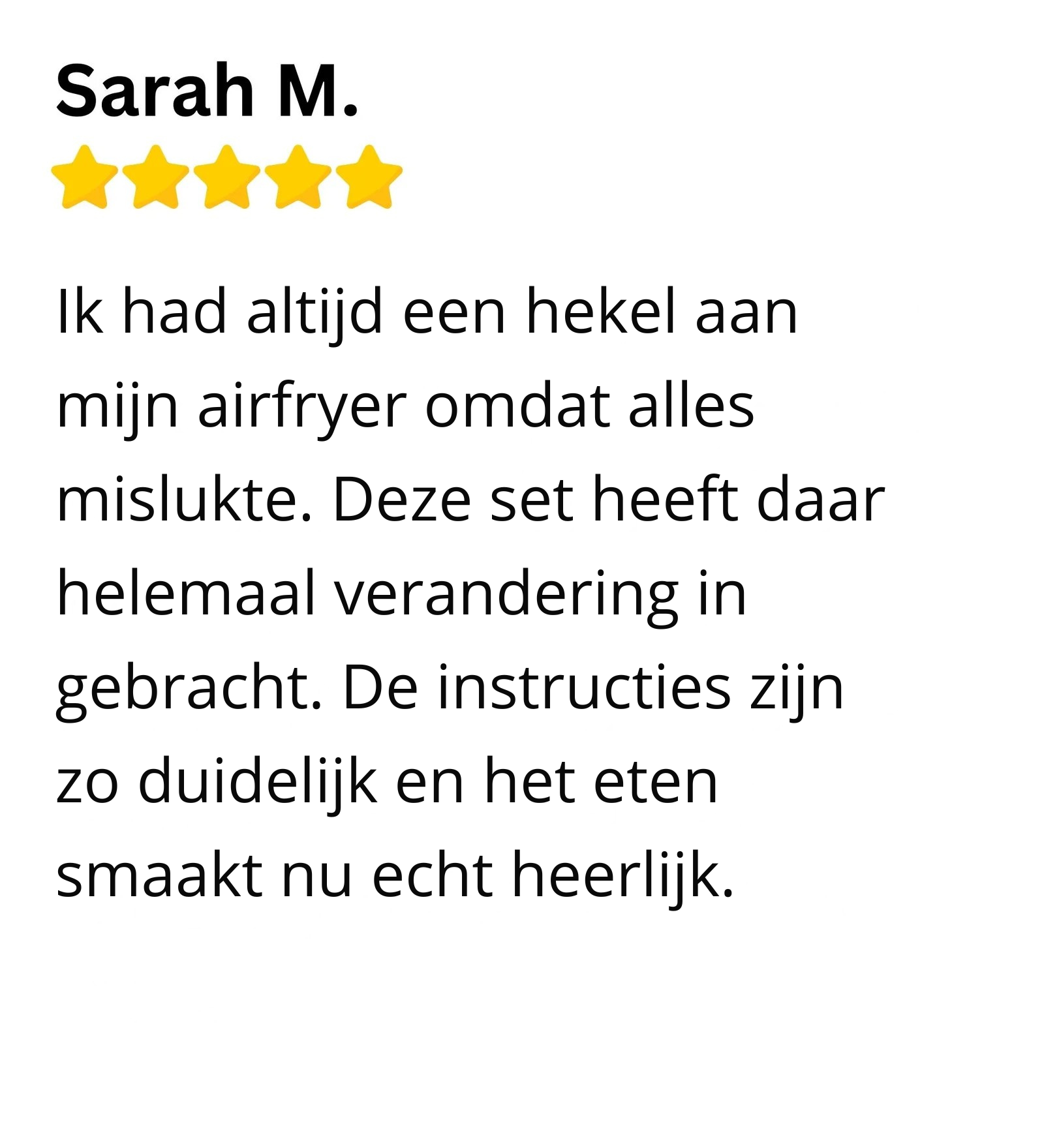 Customer review 2