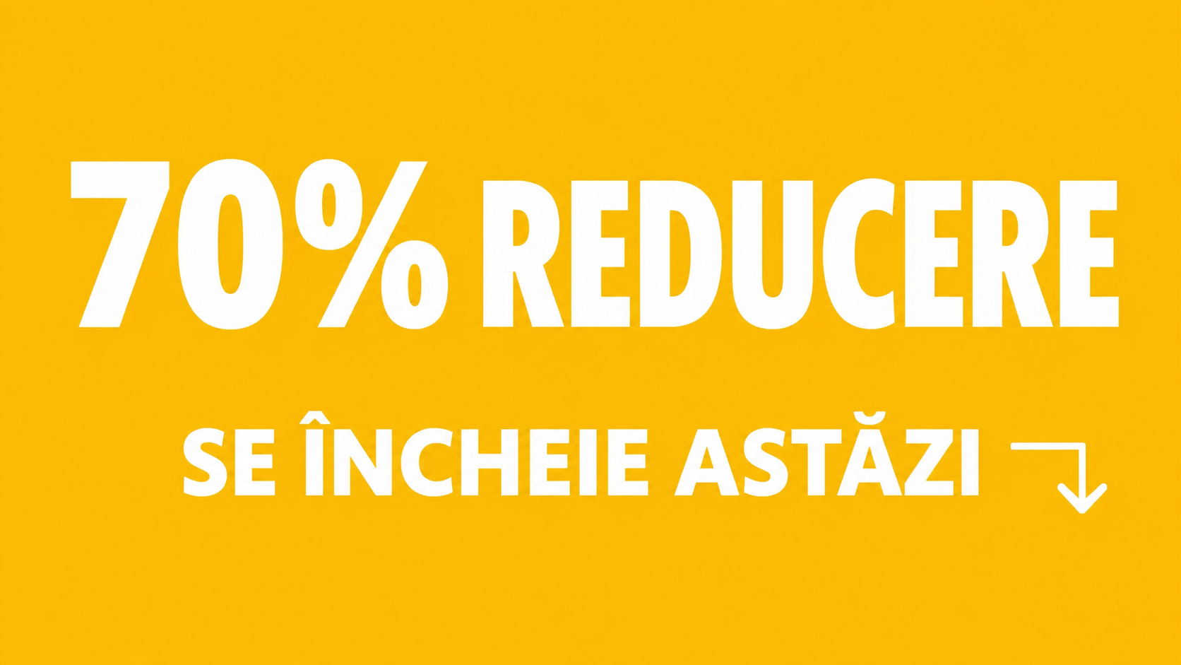 70% off banner
