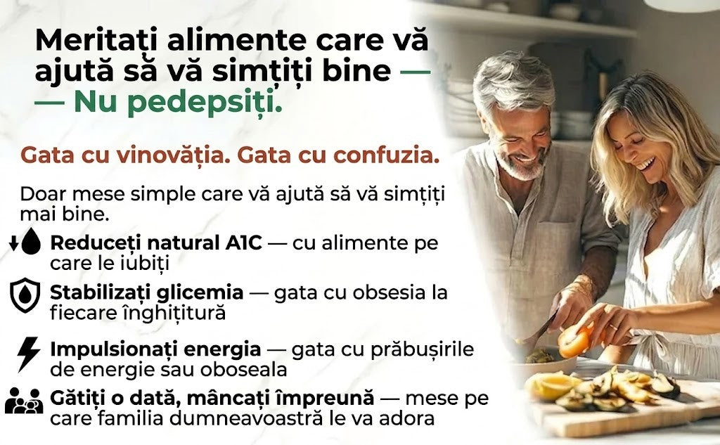 Mâncare sănătoasă pentru diabetici