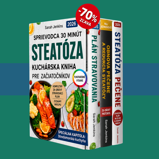 Kompletná kuchárka pre stučnenú pečeň pre začiatočníkov + 2 BONUSOVÉ KNIHY