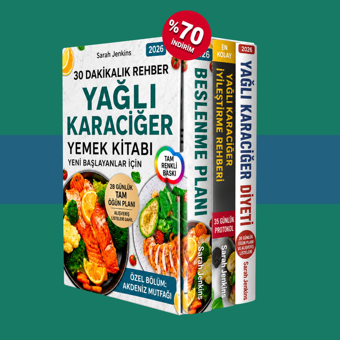 Yeni Başlayanlar İçin Kapsamlı Yağlı Karaciğer Yemek Kitabı + 2 BONUS KİTAP