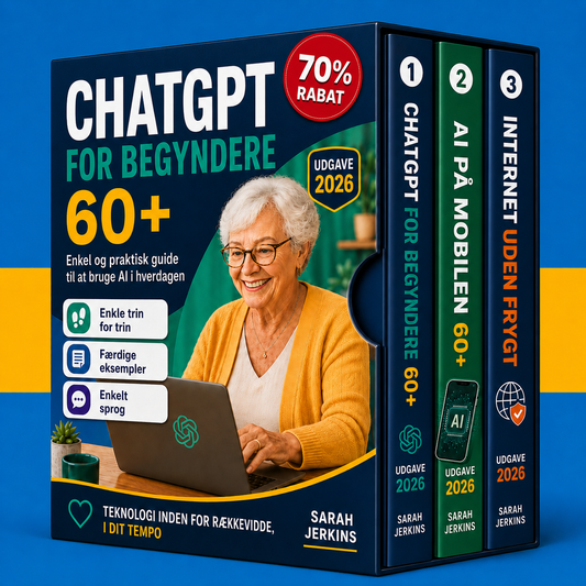 ChatGPT for begyndere 60+ + 2 BONUS