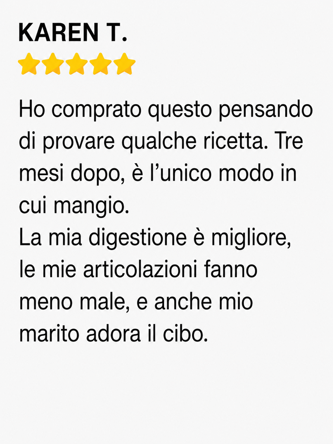 Recensione cliente 3