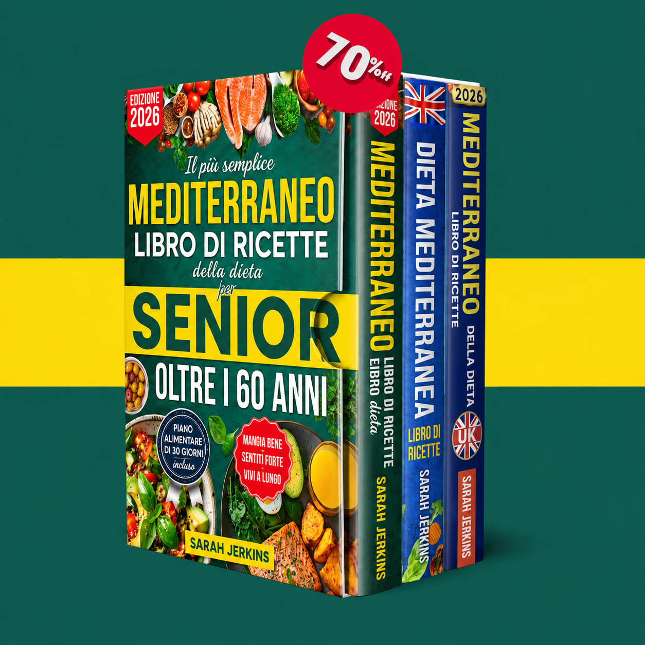 Libro di cucina sulla Dieta Mediterranea per Senior