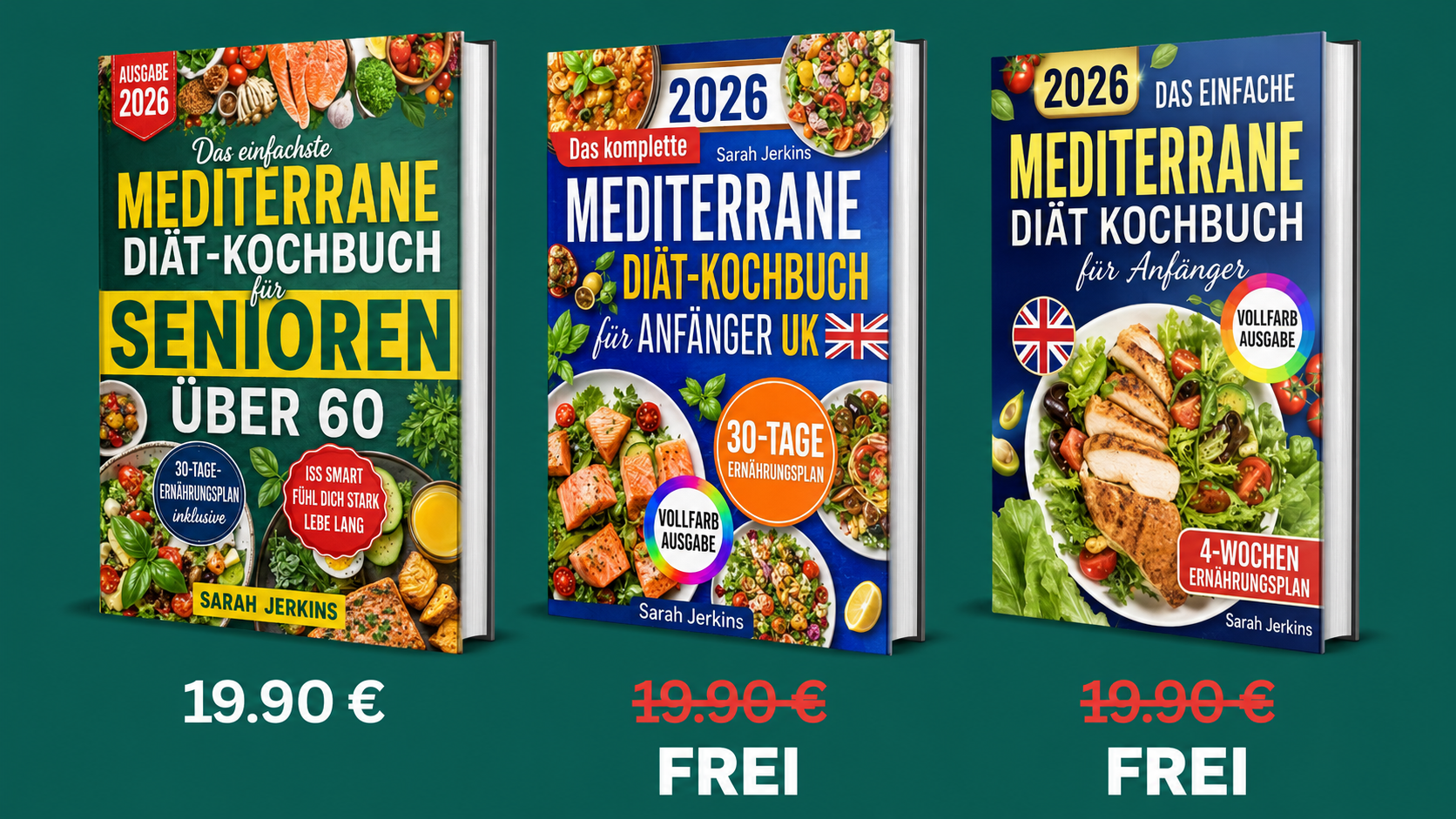 Paket mit 3 Büchern
