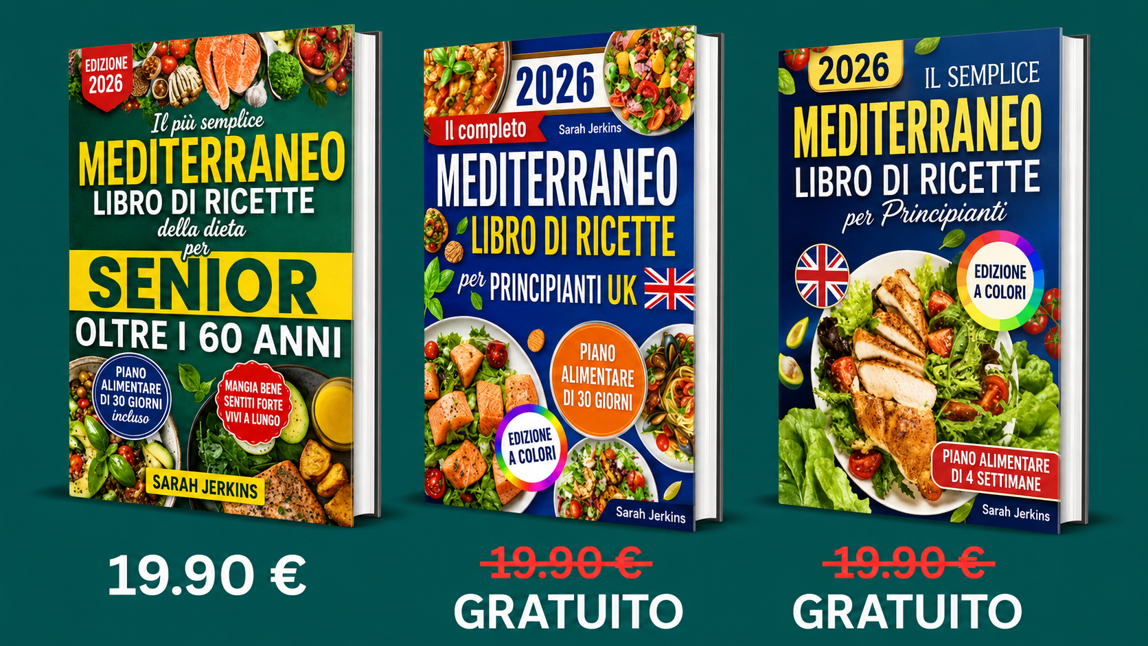 Pacchetto da 3 libri