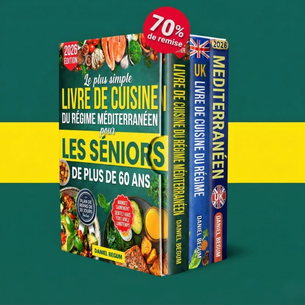 Cuisine Méditerranéenne pour Seniors + 2 BONUS