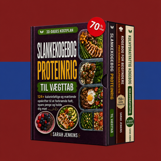 Den ultimative pakke: Opskrifter med højt proteinindhold, lavt kulhydrat + 2 BONUSSER