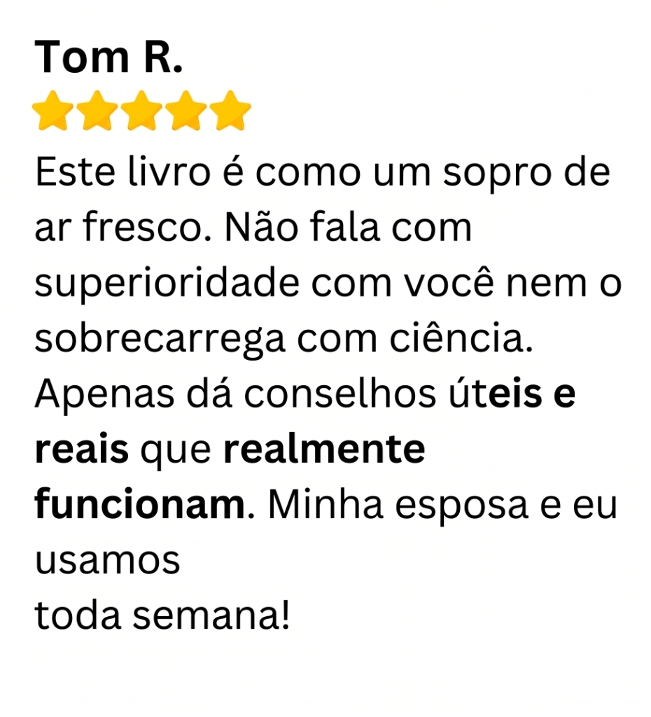 avaliação do cliente 1