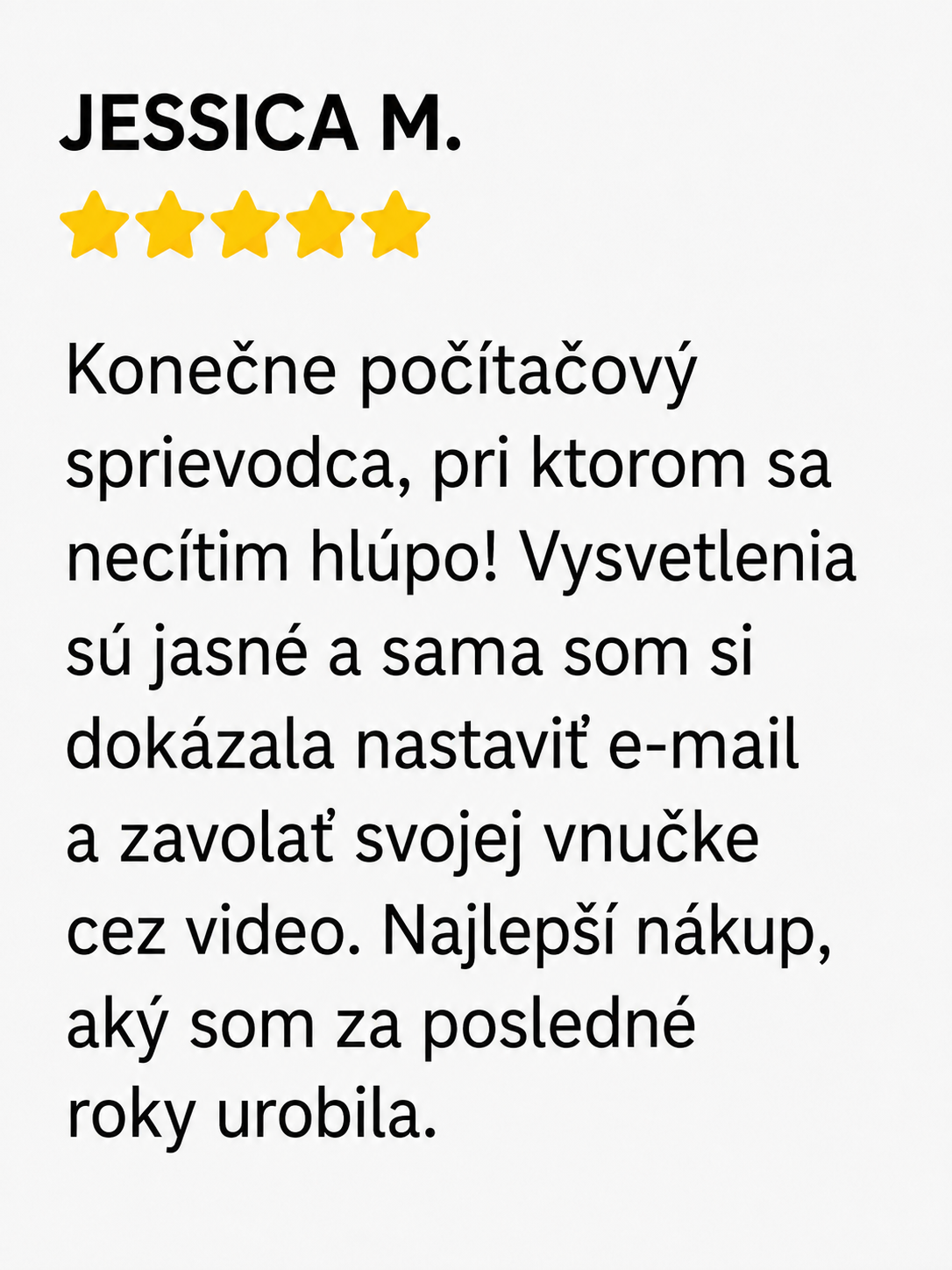 Hodnotenie zákazníka 1