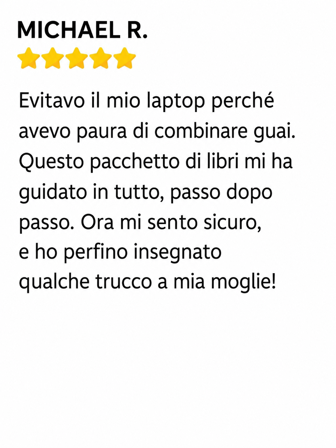Recensione cliente 2