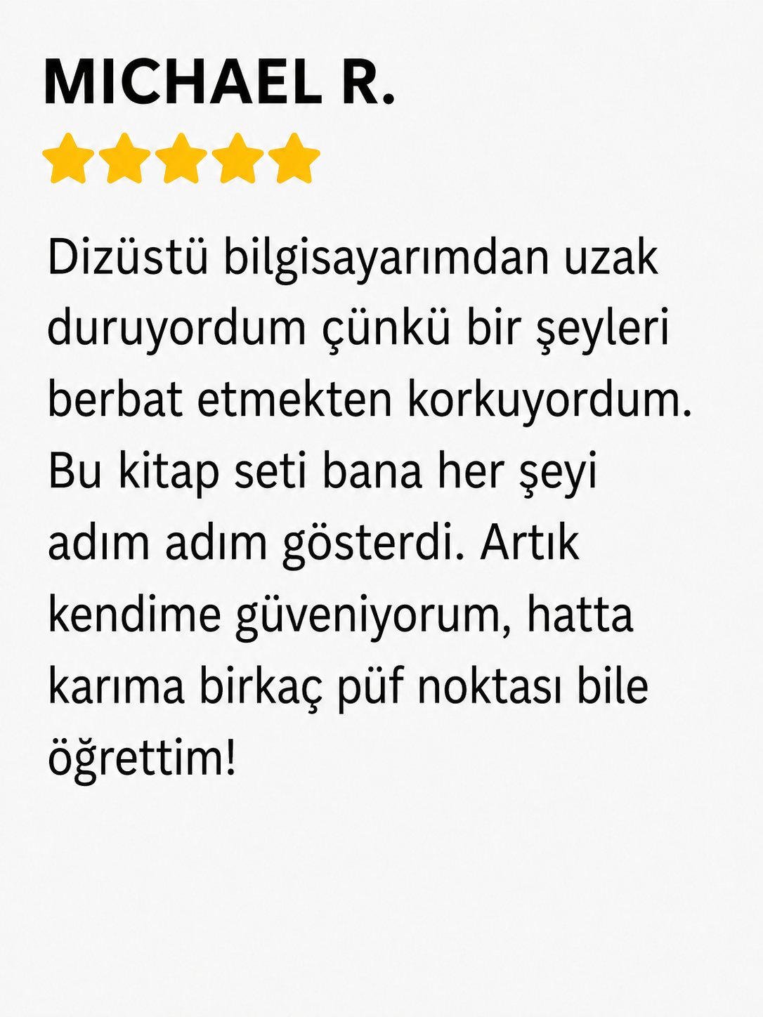 Müşteri değerlendirmesi 2