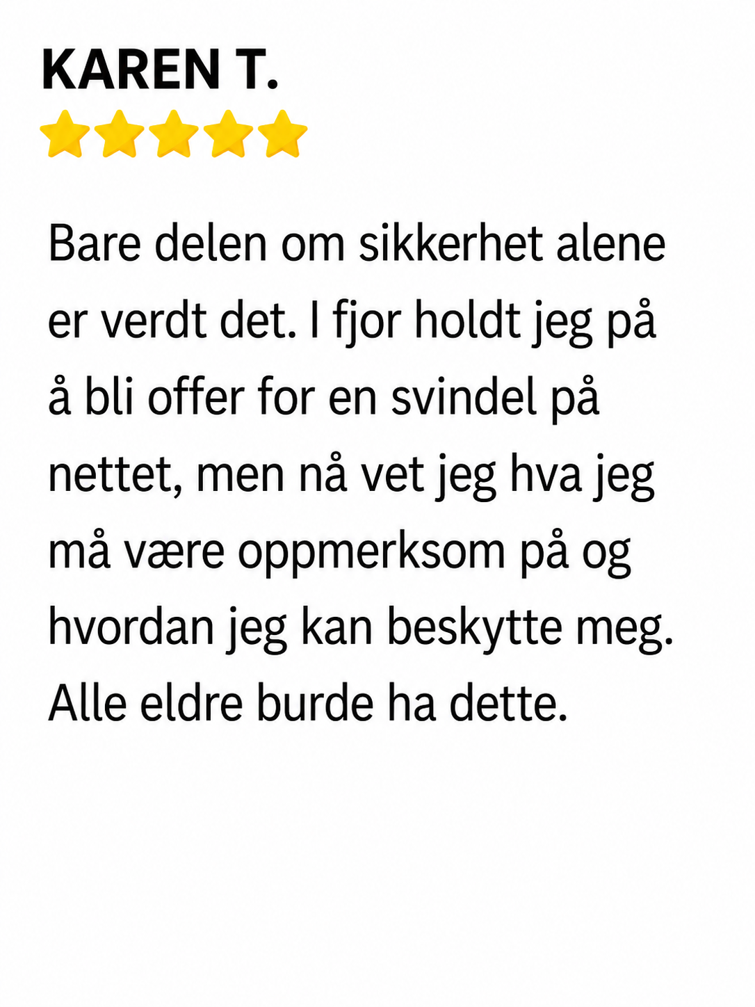 Kundeanmeldelse 3