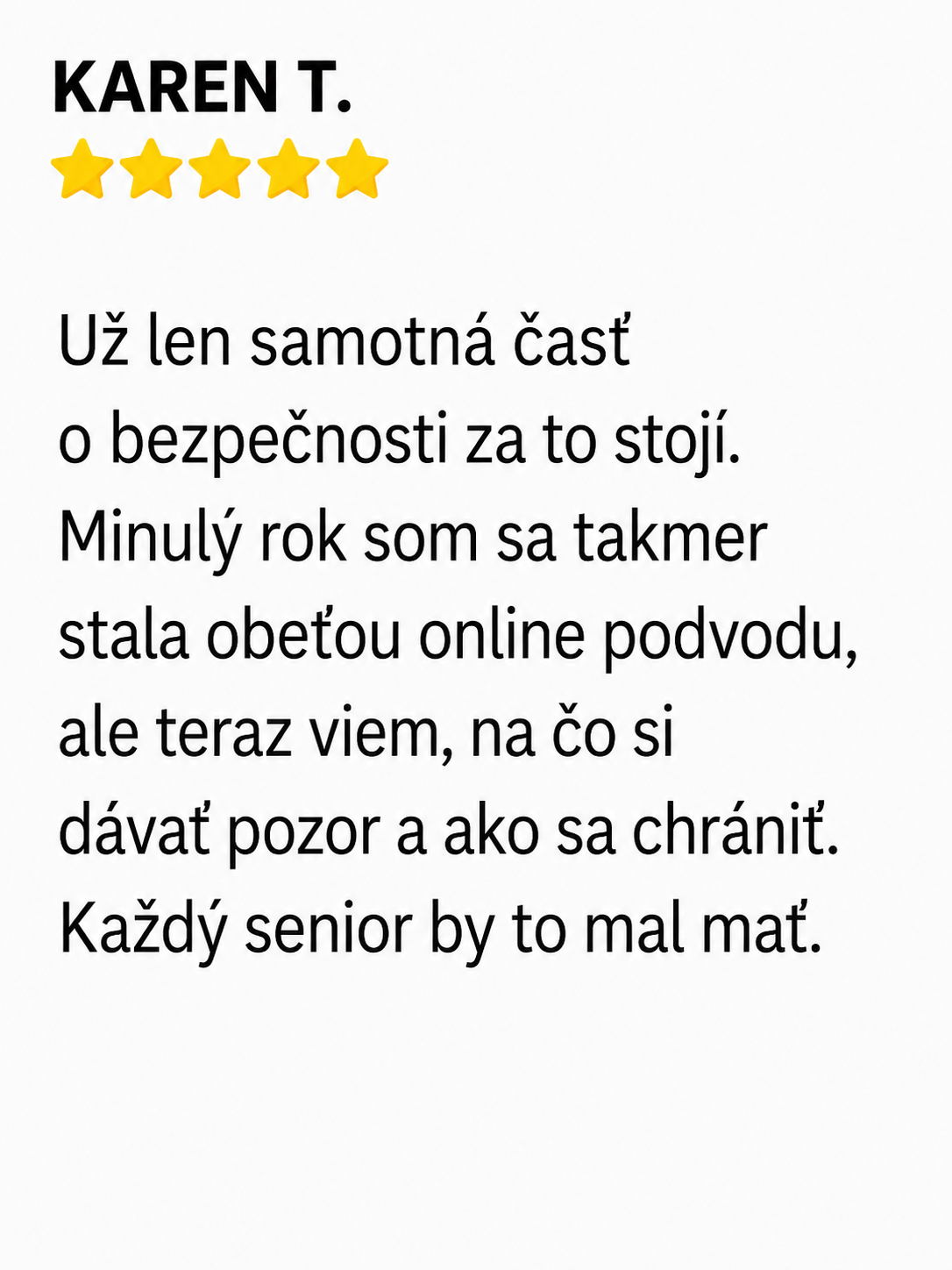 Hodnotenie zákazníka 3