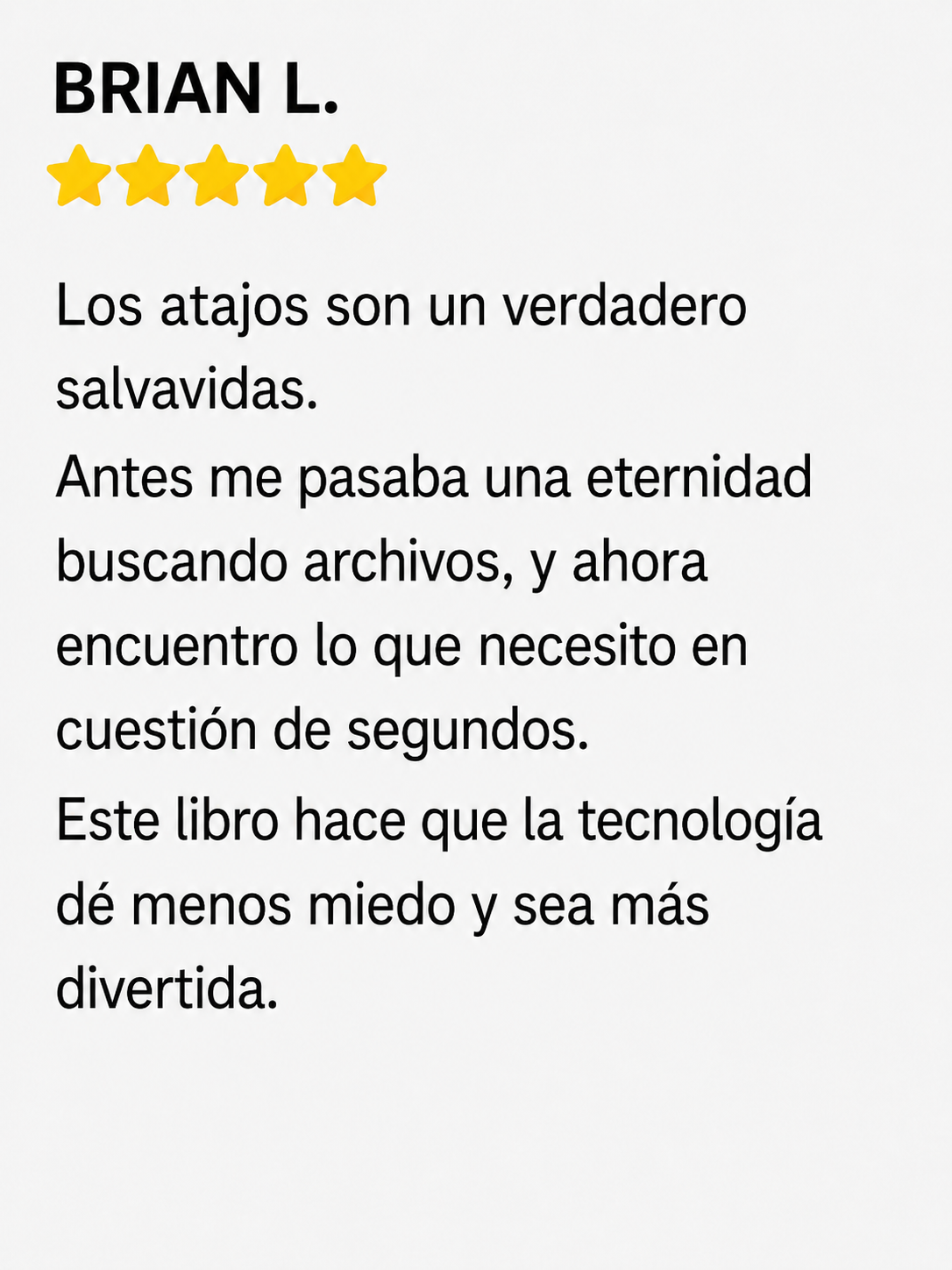 Opinión del cliente 4